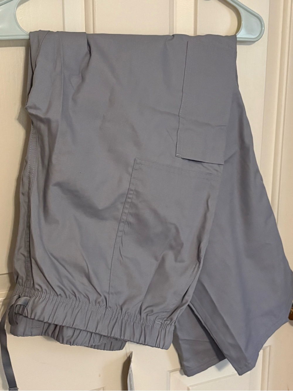 Butter Soft Originals cargo scrub pants silver drawstring Xl